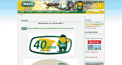Desktop Screenshot of macc.es